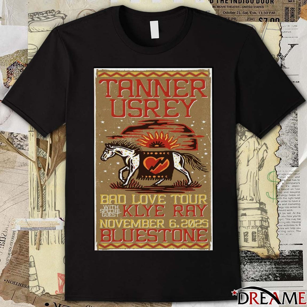 Poster Tanner Usrey November 6 2025 The Bluestone Columbus OH t-shirt