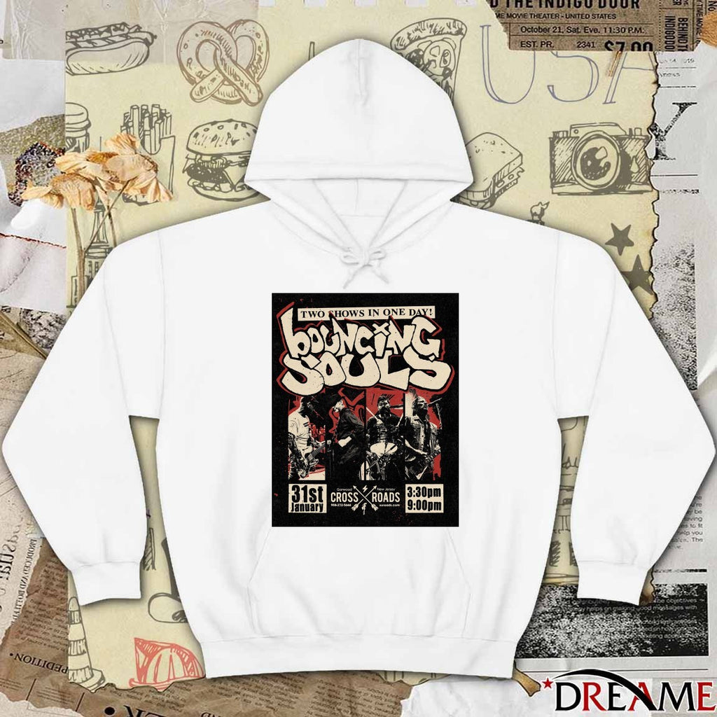 Poster The Bouncing Souls January 31 2026 In Garwood NJ t-shirt