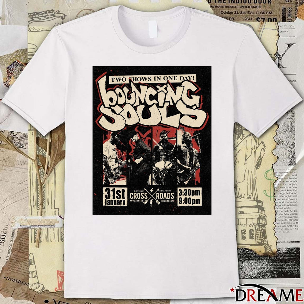 Poster The Bouncing Souls January 31 2026 In Garwood NJ t-shirt