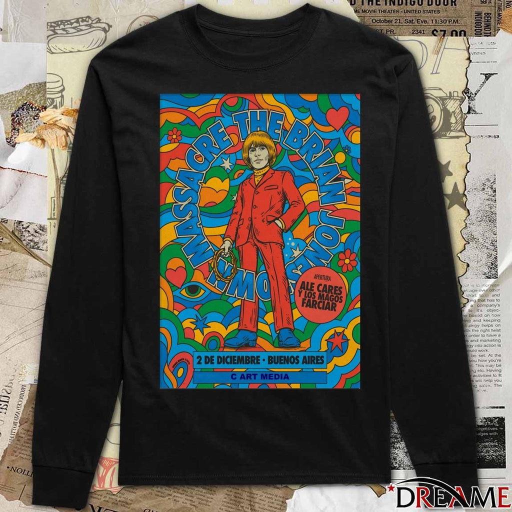 Poster The Brian Jonestown Massacre C Art Media On December 2 2025 in Buenos Aires Argentina t-shirt