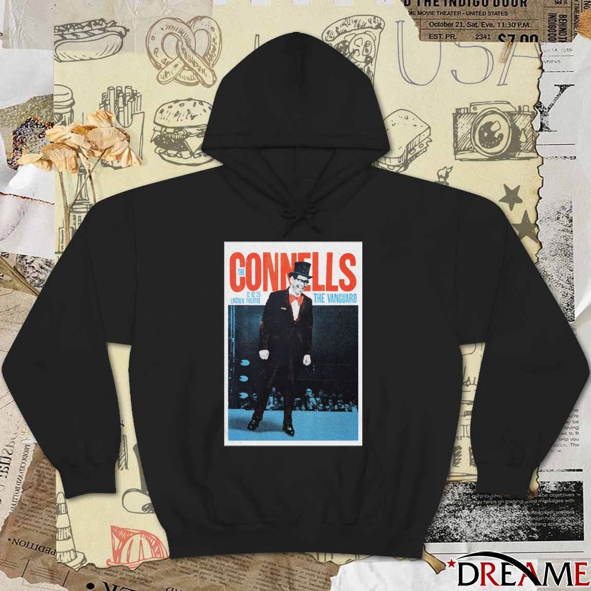 Poster The Connells December 12 2025 Lincoln Theatre in Raleigh NC t-shirt