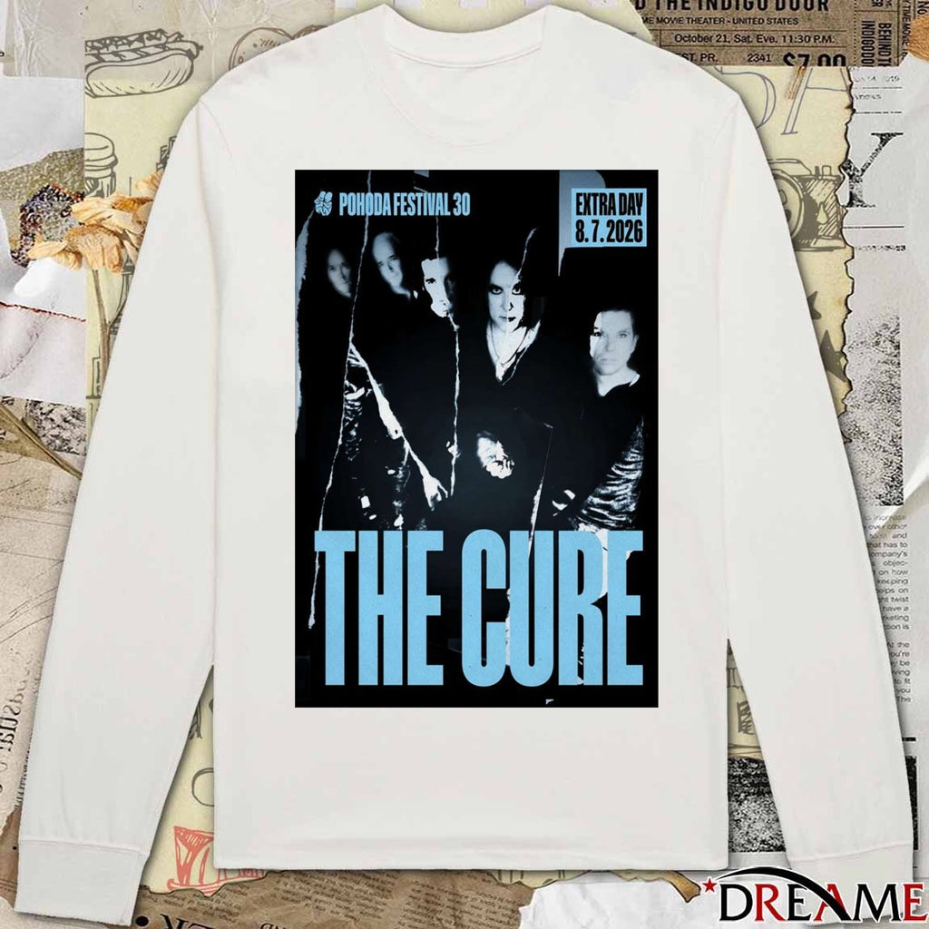 Poster The Cure Pohoda Festival 30 7 8 2026 Trenčín Slovakia t-shirt