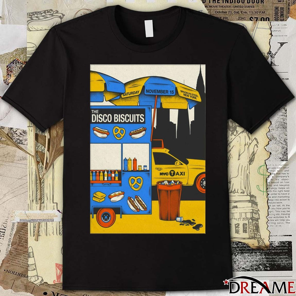 Poster The Disco Biscuits Brooklyn NY Saturday November 15 2025 t-shirt