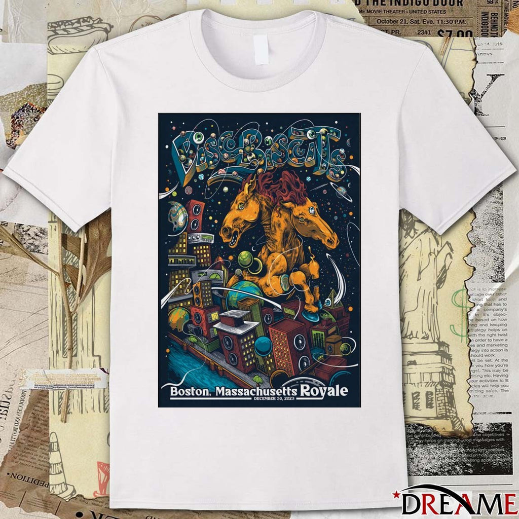 Poster The Disco Biscuits Event Boston MA On December 30 2025 t-shirt