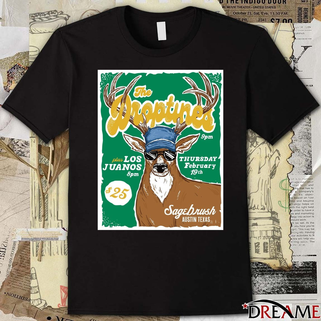 Poster The Droptines February 19 2026 Sagebrush in Austin TX t-shirt
