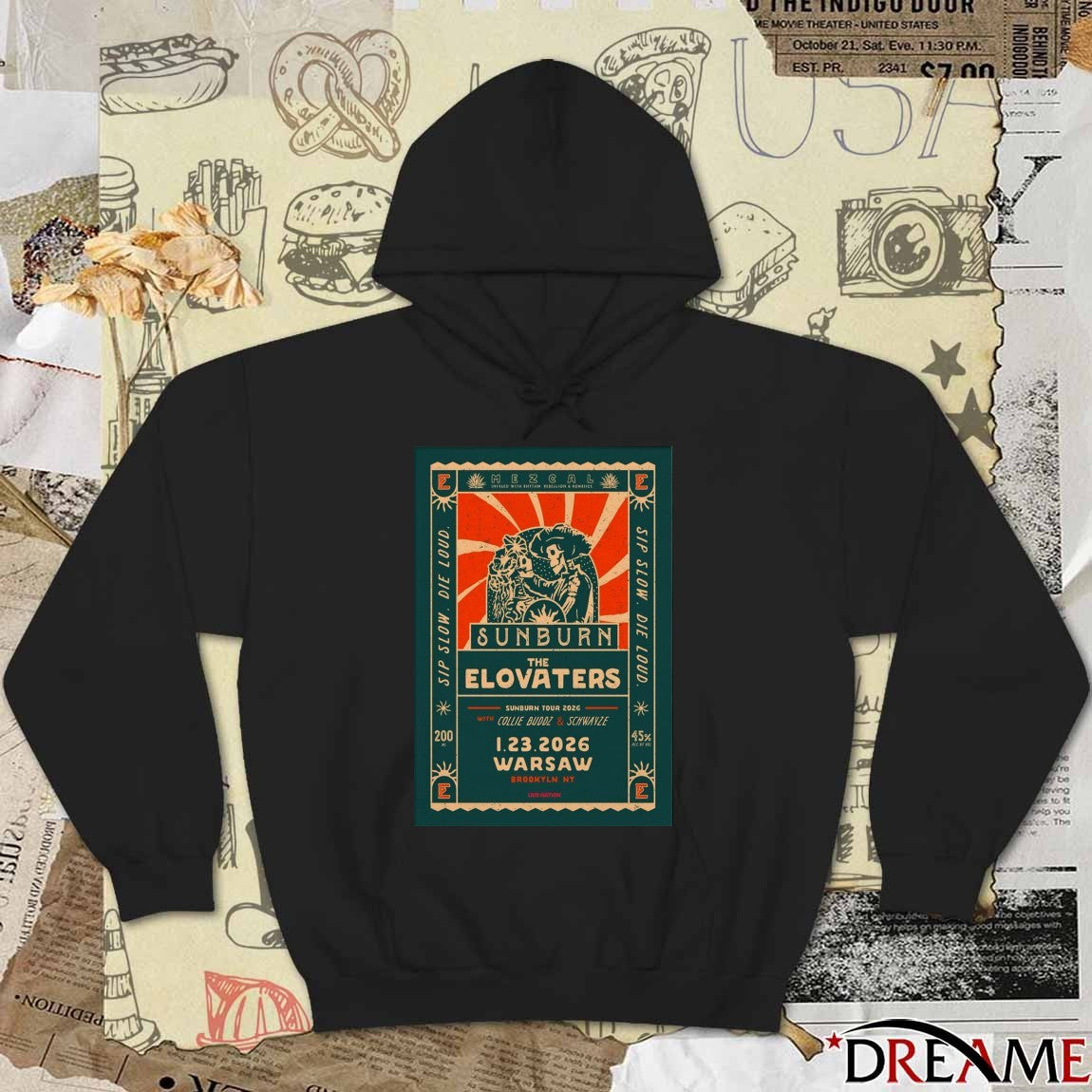 Poster The Elovaters Warsaw In Brooklyn NY January 23 2026 t-shirt