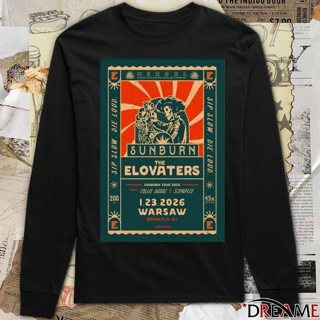 Poster The Elovaters Warsaw In Brooklyn NY January 23 2026 t-shirt