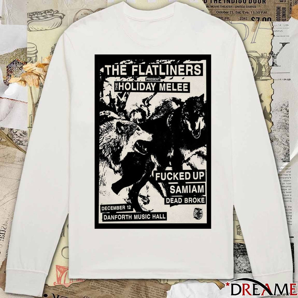 Poster The Flatliners At The Danforth Music Hall On December 12 2025 t-shirt