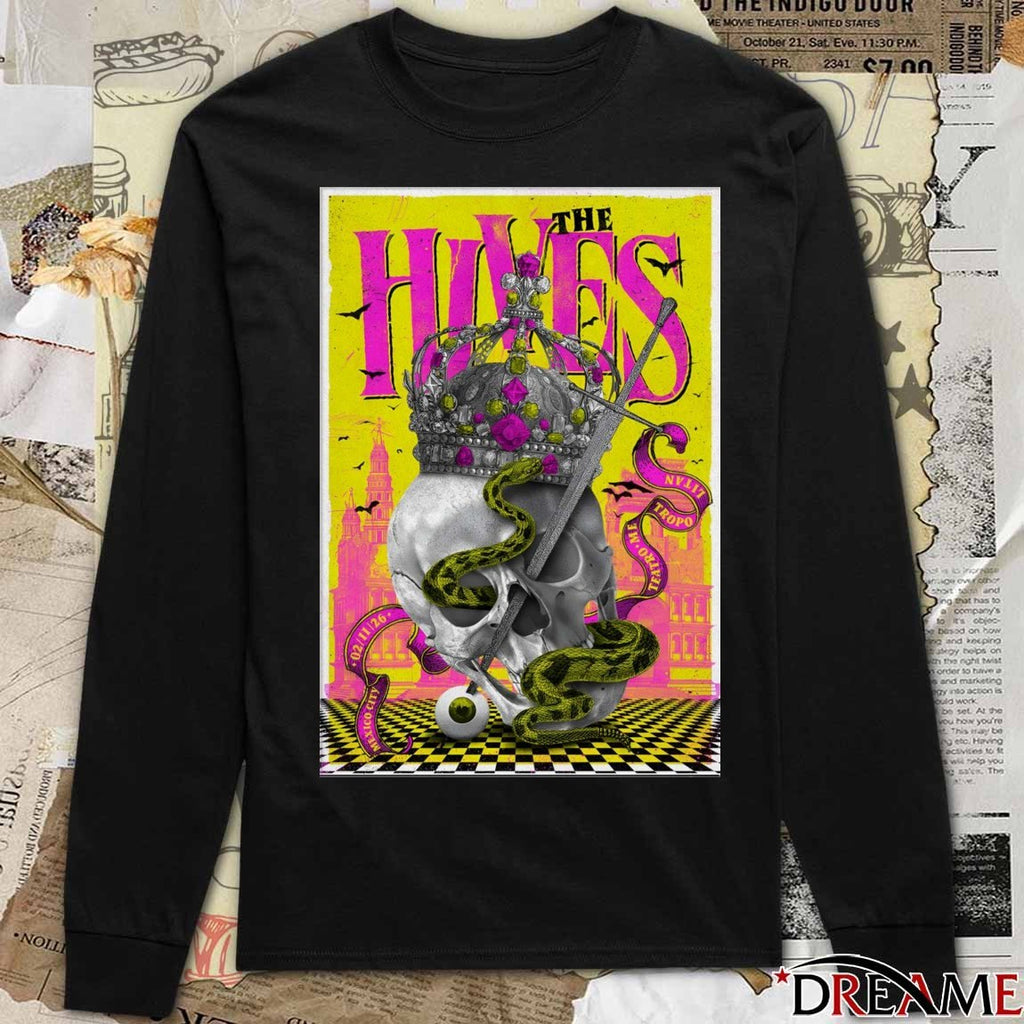 Poster The Hives Teatro Metropólitan Mexico City February 11 2026 t-shirt