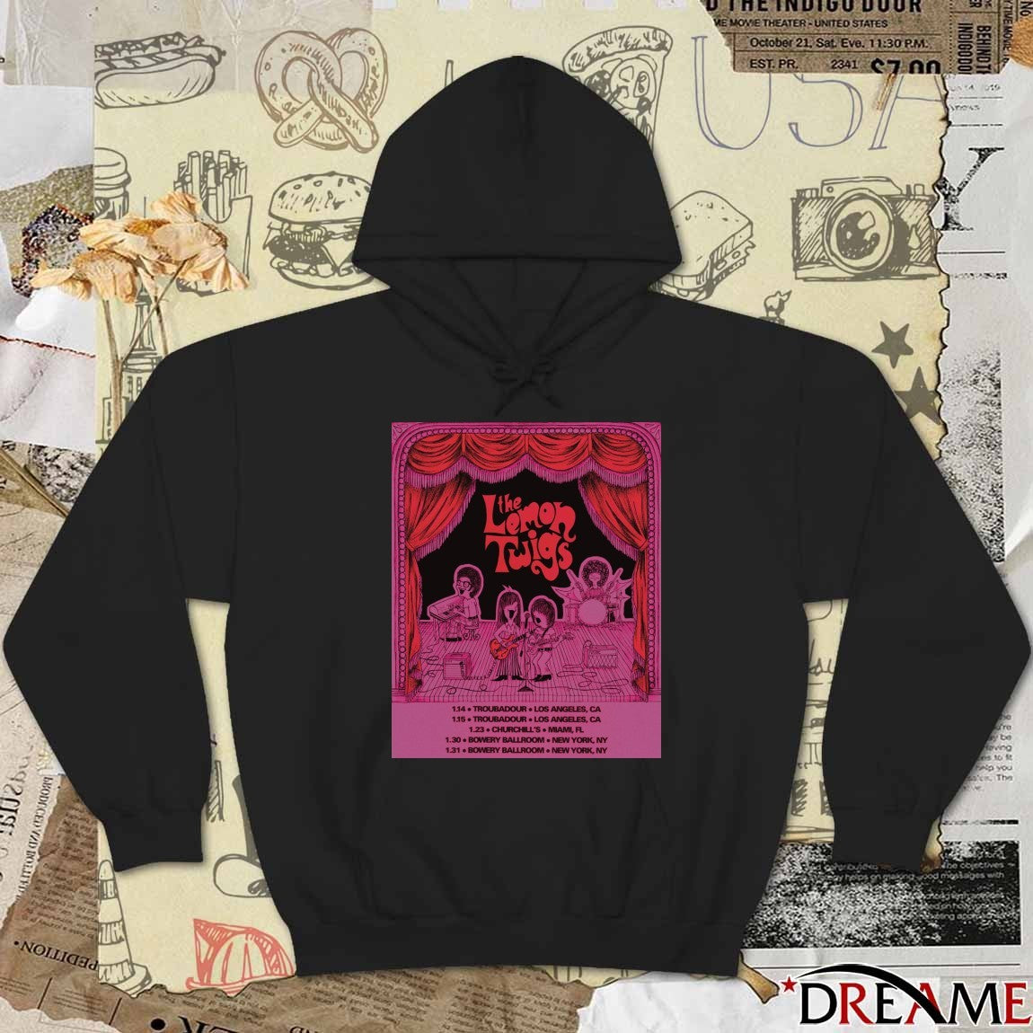 Poster The Lemon Twigs January 14-31 US Tour 2026 t-shirt
