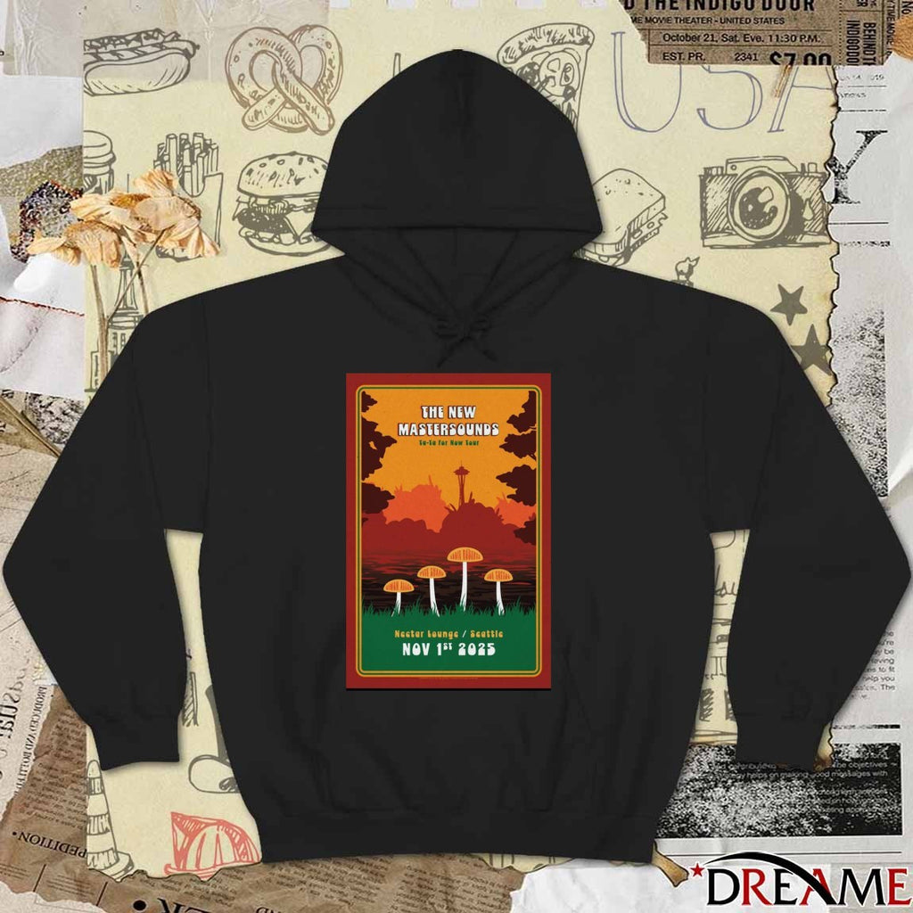 Poster The New Mastersounds November 1st, 2025 Nectar Lounge in Seattle, WA t-shirt