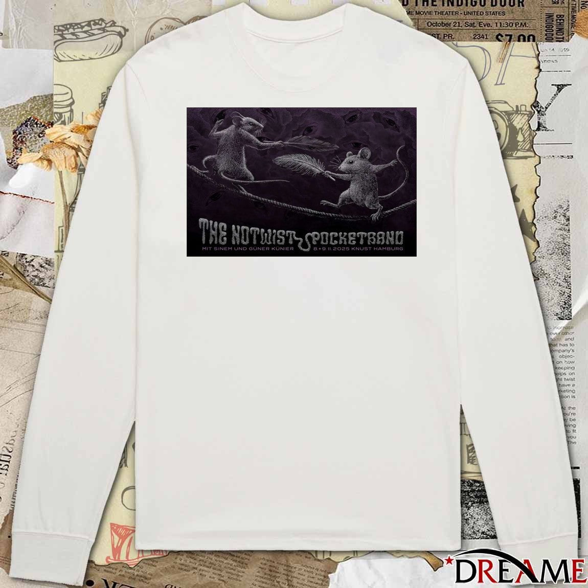 Poster The Notwist And Pocketband November 8-9 2025 KNUST Hamburg Show t-shirt