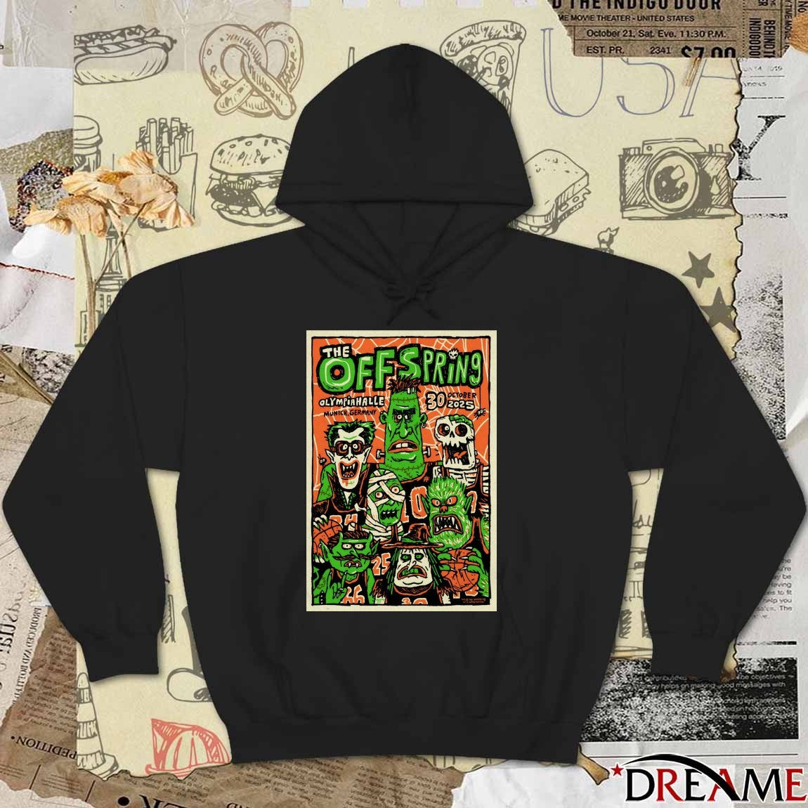 Poster The OffSpring Olympiahalle Munich Germany October 30 2025 Show t-shirt