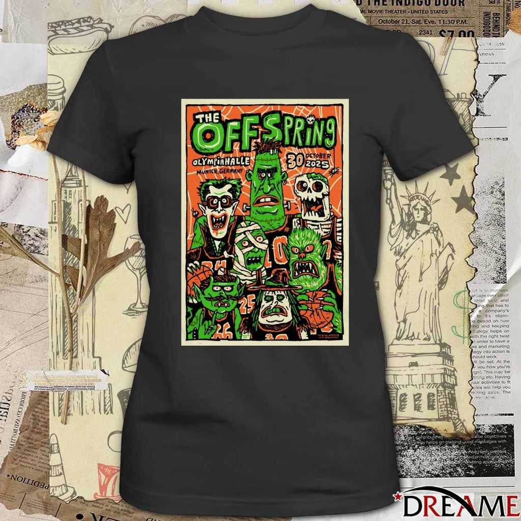 Poster The OffSpring Olympiahalle Munich Germany October 30 2025 Show t-shirt