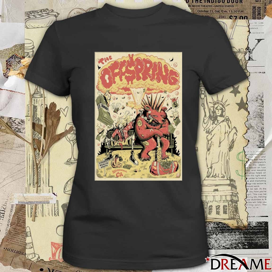 Poster The Offspring Bakersfield CA Event January 16 2026 t-shirt