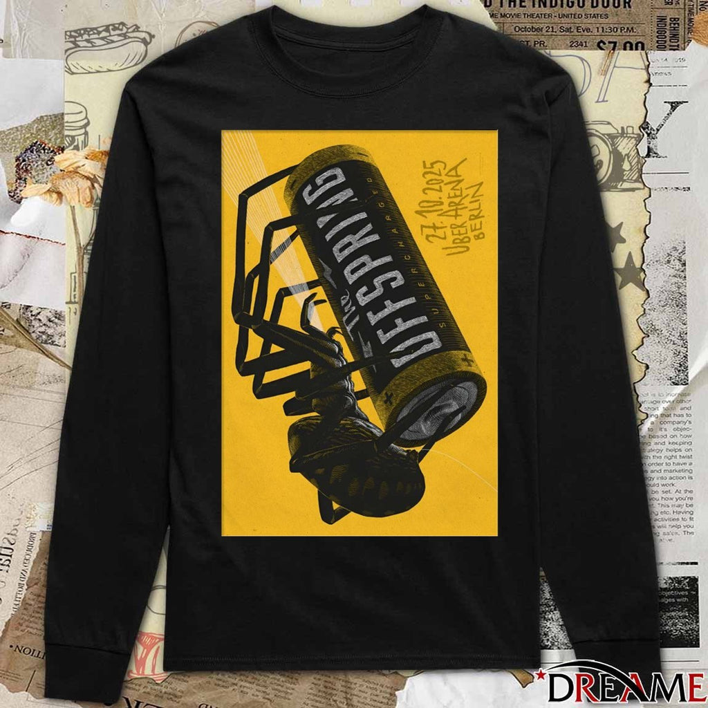 Poster The Offspring October 27 2025 Uber Arena Berlin Tour t-shirt