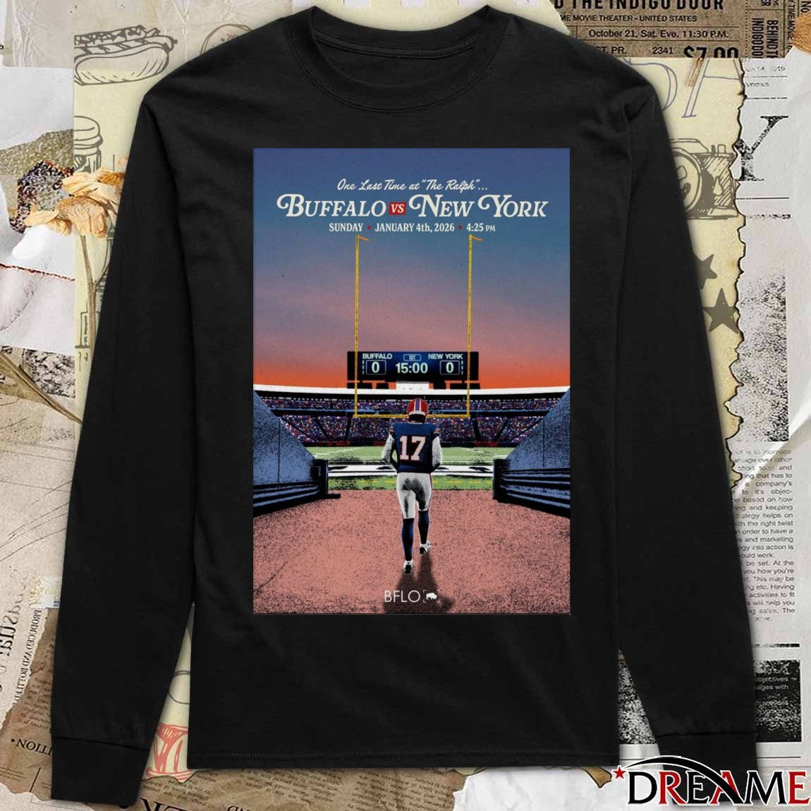 Poster The Ralph Buffalo vs New York Transitown, McKinley January 4 2026 t-shirt