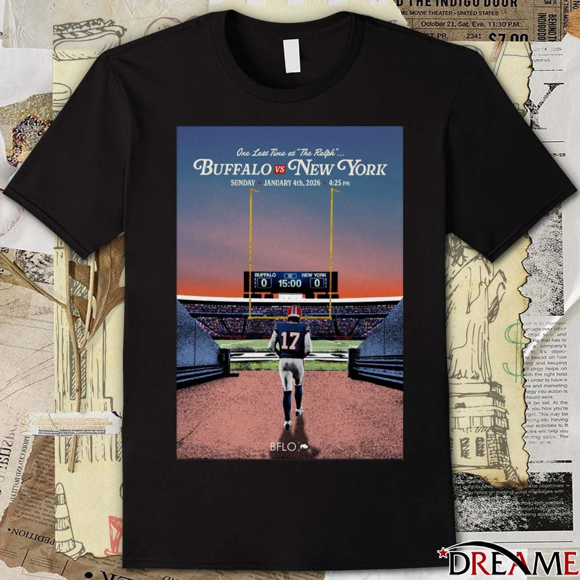 Poster The Ralph Buffalo vs New York Transitown, McKinley January 4 2026 t-shirt