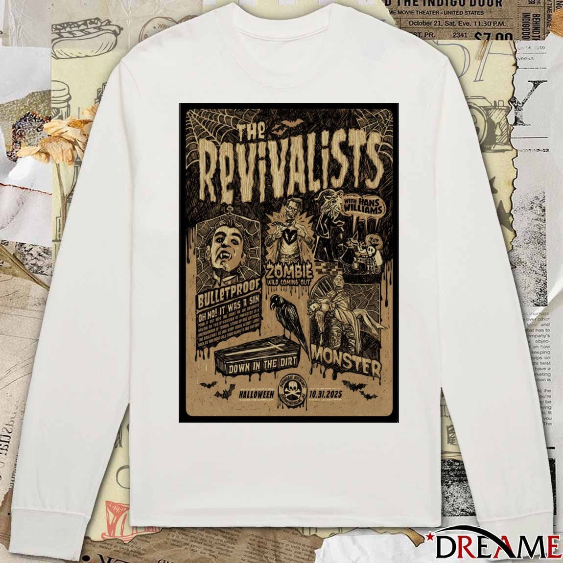 Poster The Revivalists Avondale Brewing Company In Birmingham AL October 31 2025 Halloween t-shirt