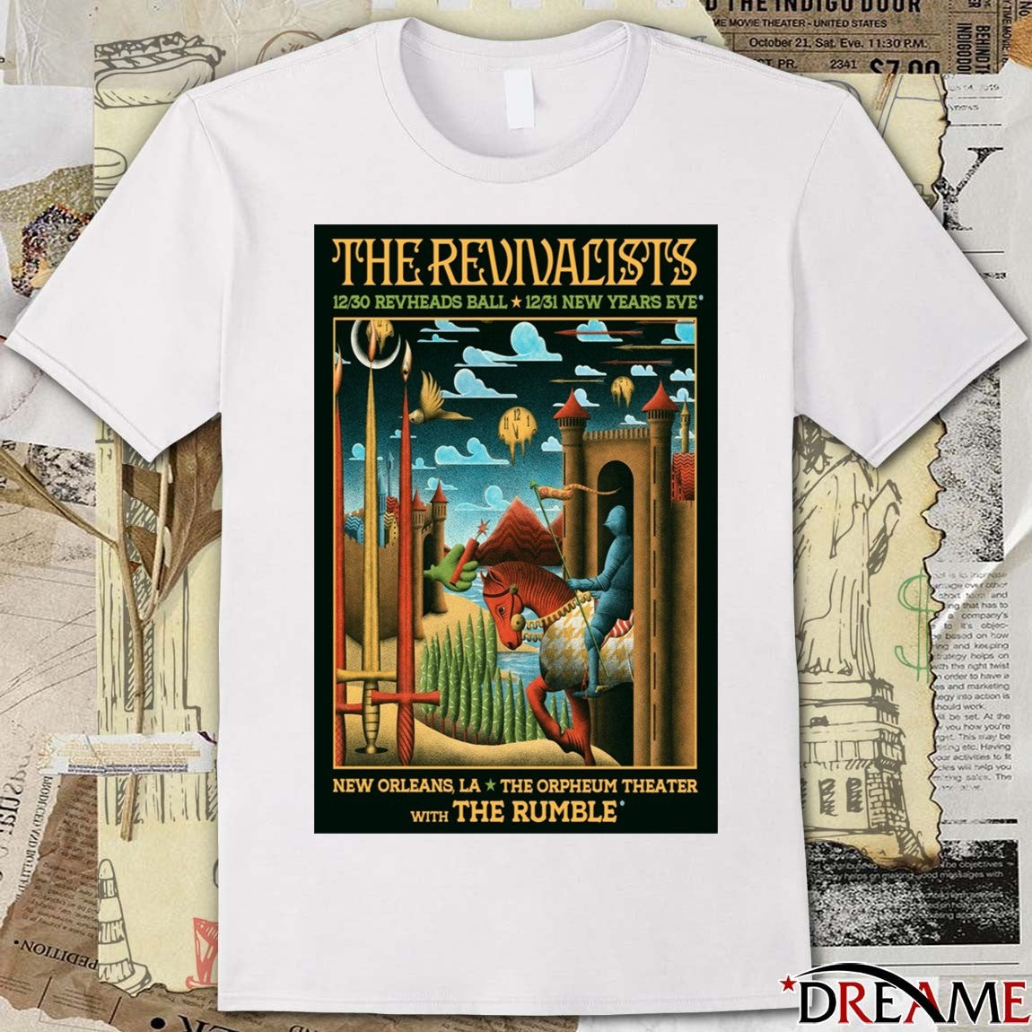 Poster The Revivalists December 30-31 2025 Orpheum Theater New Orleans LA t-shirt