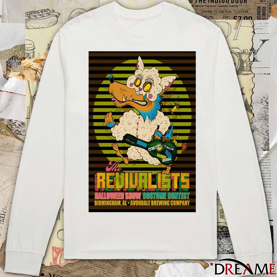 Poster The Revivalists Halloween Show Costume Contest October 31 2025 Birmingham Event t-shirt