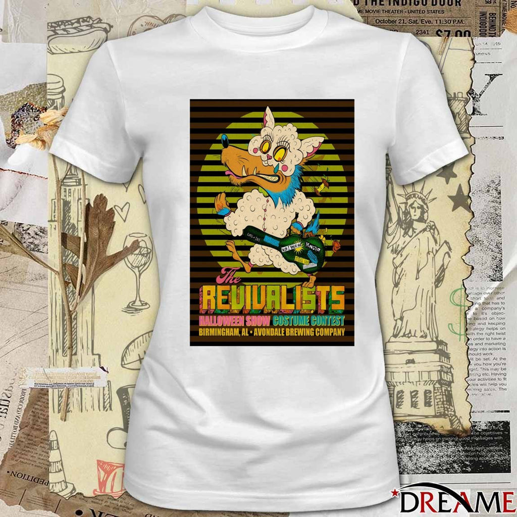 Poster The Revivalists Halloween Show Costume Contest October 31 2025 Birmingham Event t-shirt