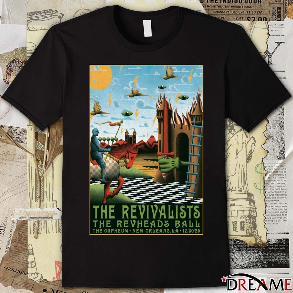 Poster The Revivalists The Revheads Ball New Orleans NYE On December 30 2025 t-shirt