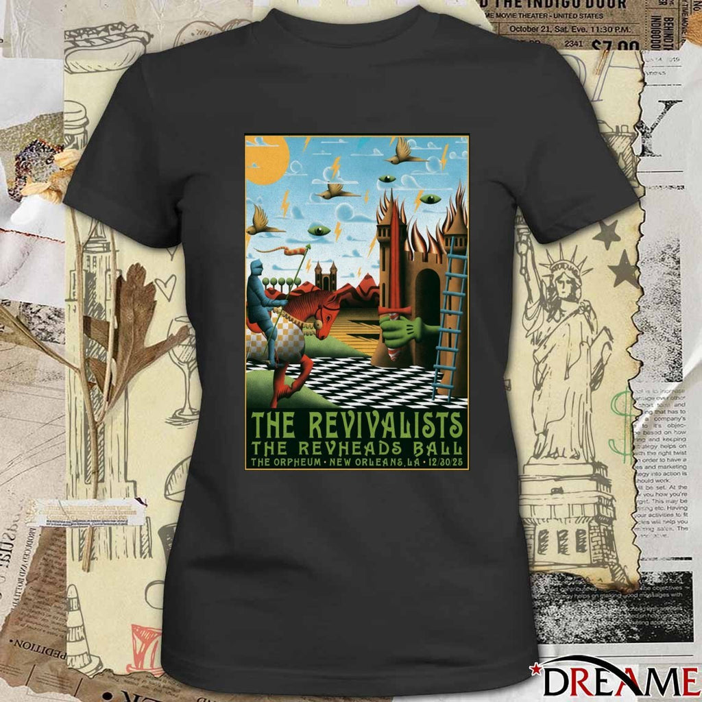 Poster The Revivalists The Revheads Ball New Orleans NYE On December 30 2025 t-shirt