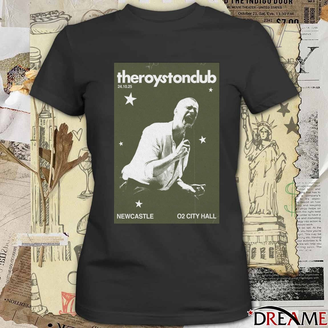 Poster The Royston Club Newcastle UK October 24 2025 t-shirt