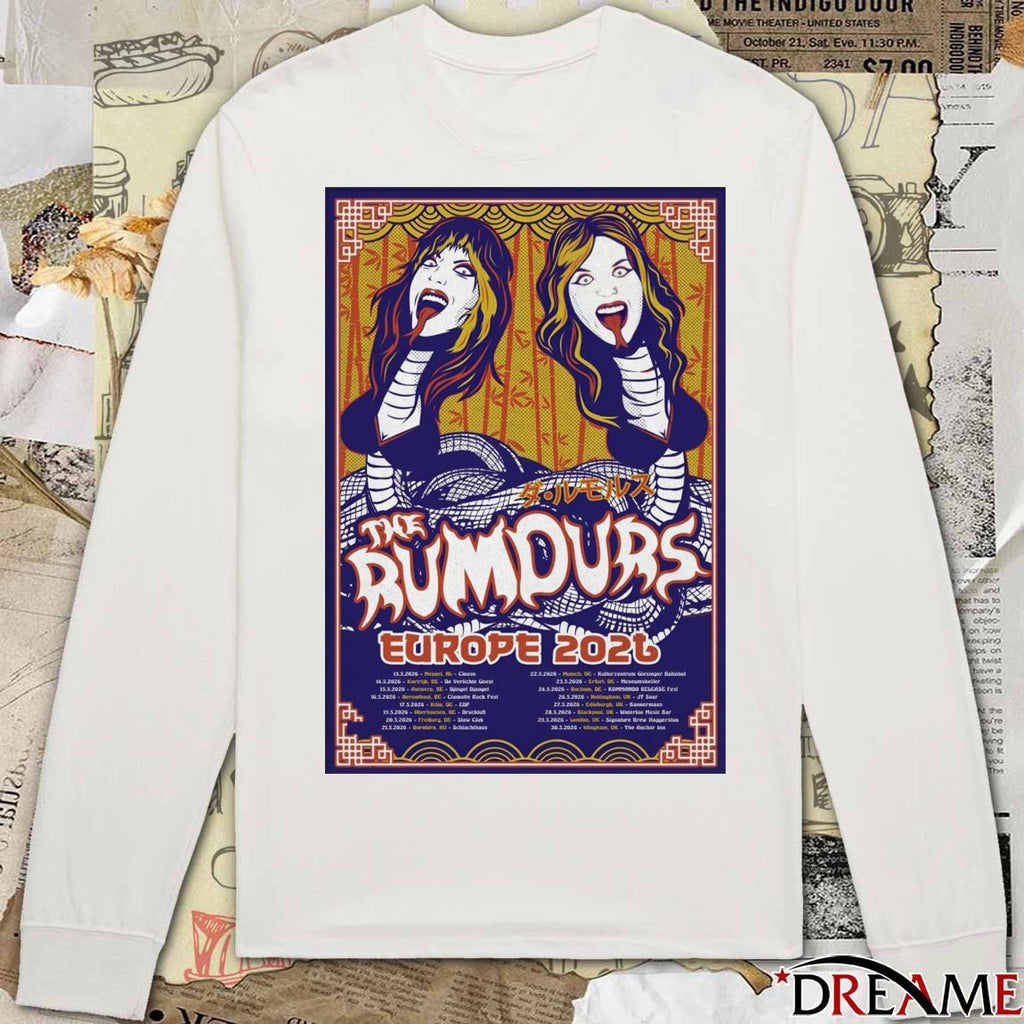 Poster The Rumours Tour 2026 May 13 – 30 Europe t-shirt