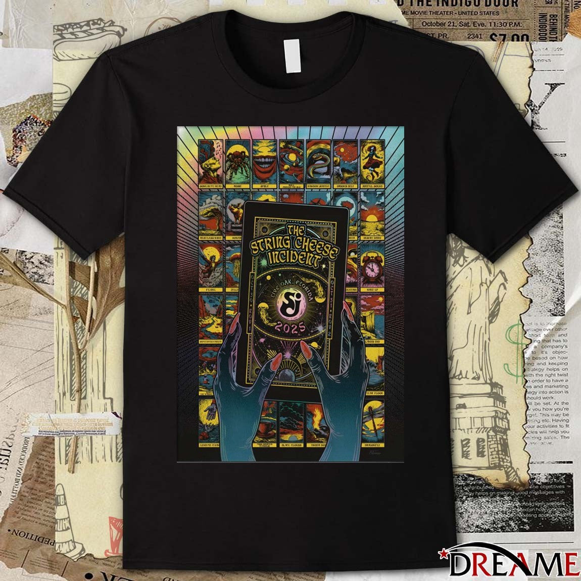 Poster The String Cheese Incident October 30-31 2025 Suwannee Hulaween Shows t-shirt