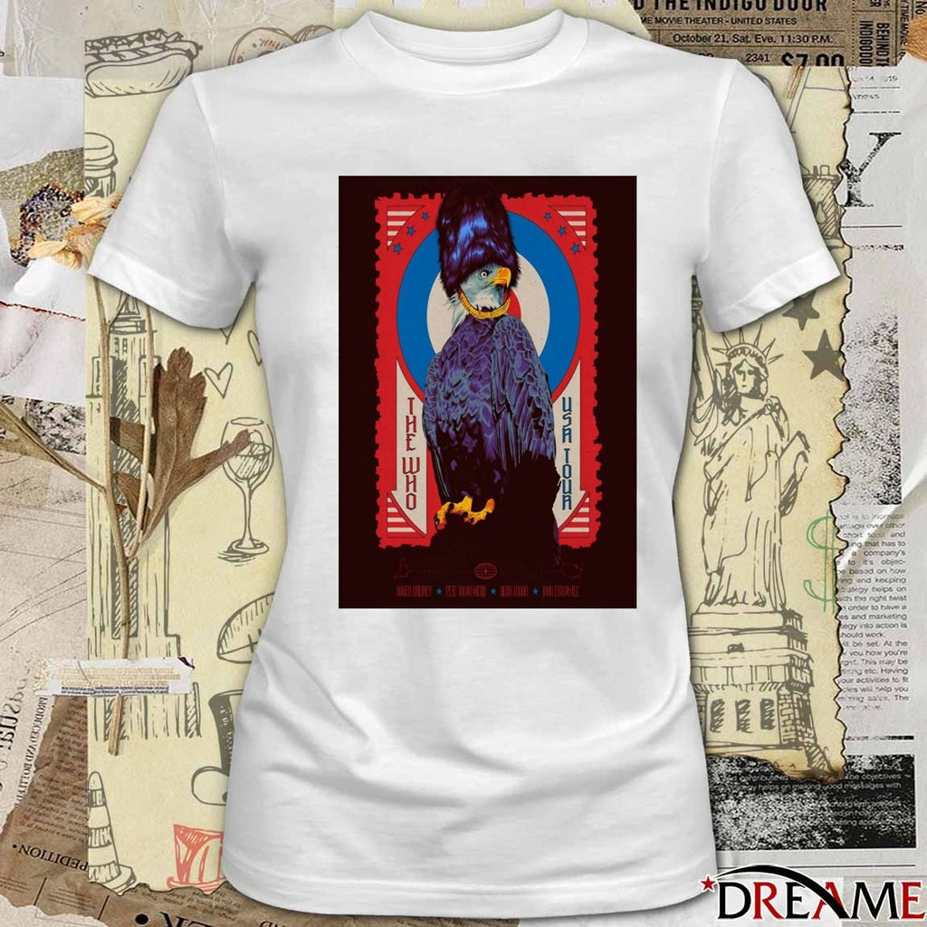 Poster The Who 60th Anniversary USA Tour 2025 t-shirt