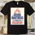 Poster The Wood Brothers March 5 2026 Nashville, TN Ryman Auditorium t-shirt