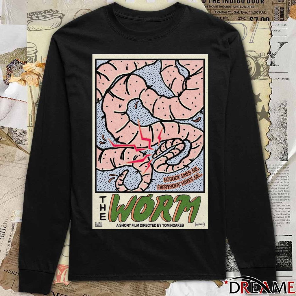 Poster The Worm A Short Film Nobody Likes Me, Everybody Hates Me t-shirt