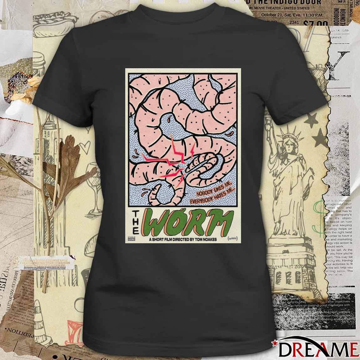 Poster The Worm A Short Film Nobody Likes Me, Everybody Hates Me t-shirt