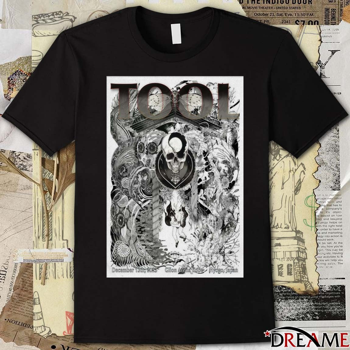 Poster Tool December 13 2025 Glion Arena Kobe Hyogo Japan t-shirt