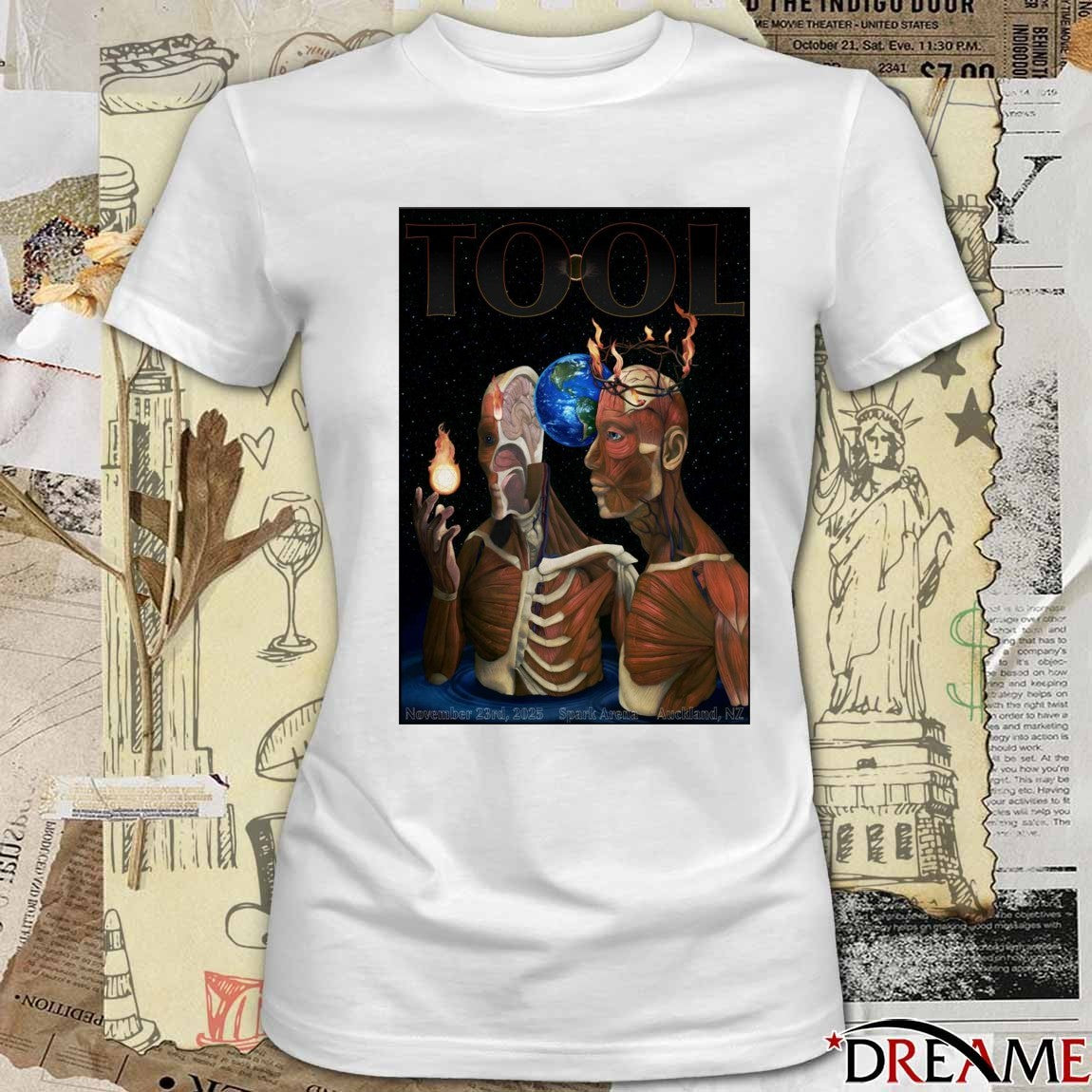 Poster Tool Spark Arena In Auckland NZ November 23 2025 t-shirt