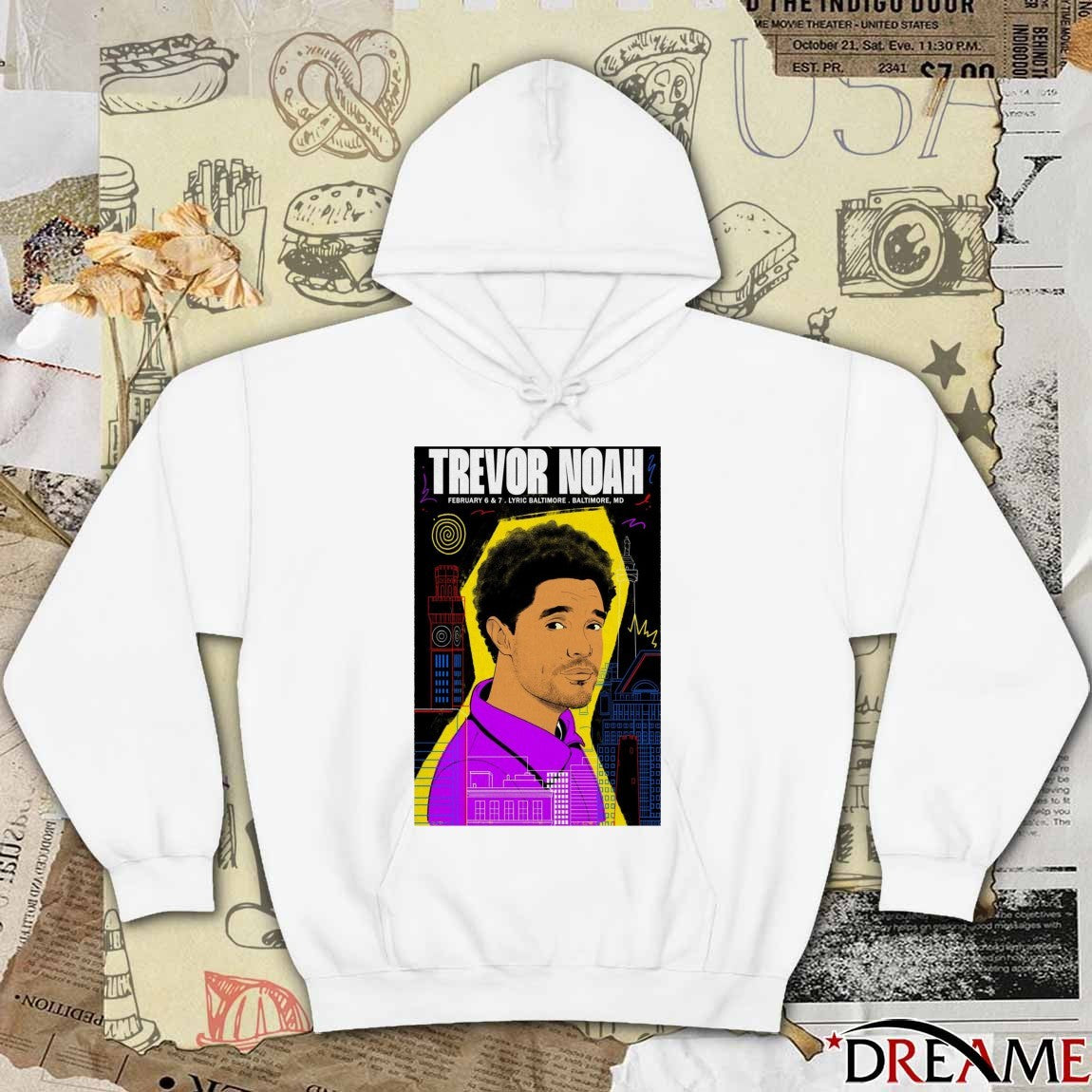 Poster Trevor Noah February 6 – 7 2026 Lyric Baltimore Baltimore, MD t-shirt