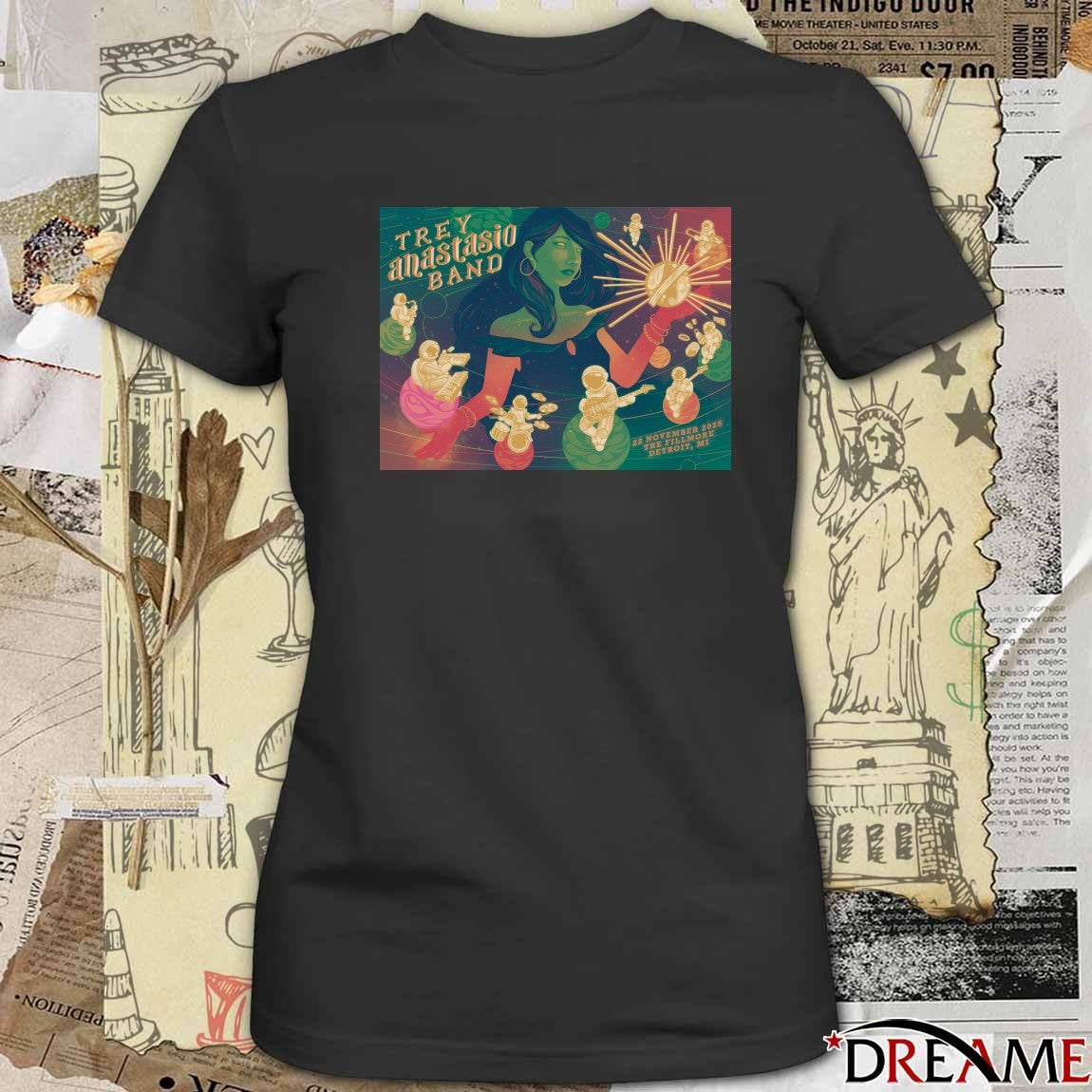 Poster Trey Anastasio Band November 22 2025 The Fillmore In Detroit MI t-shirt