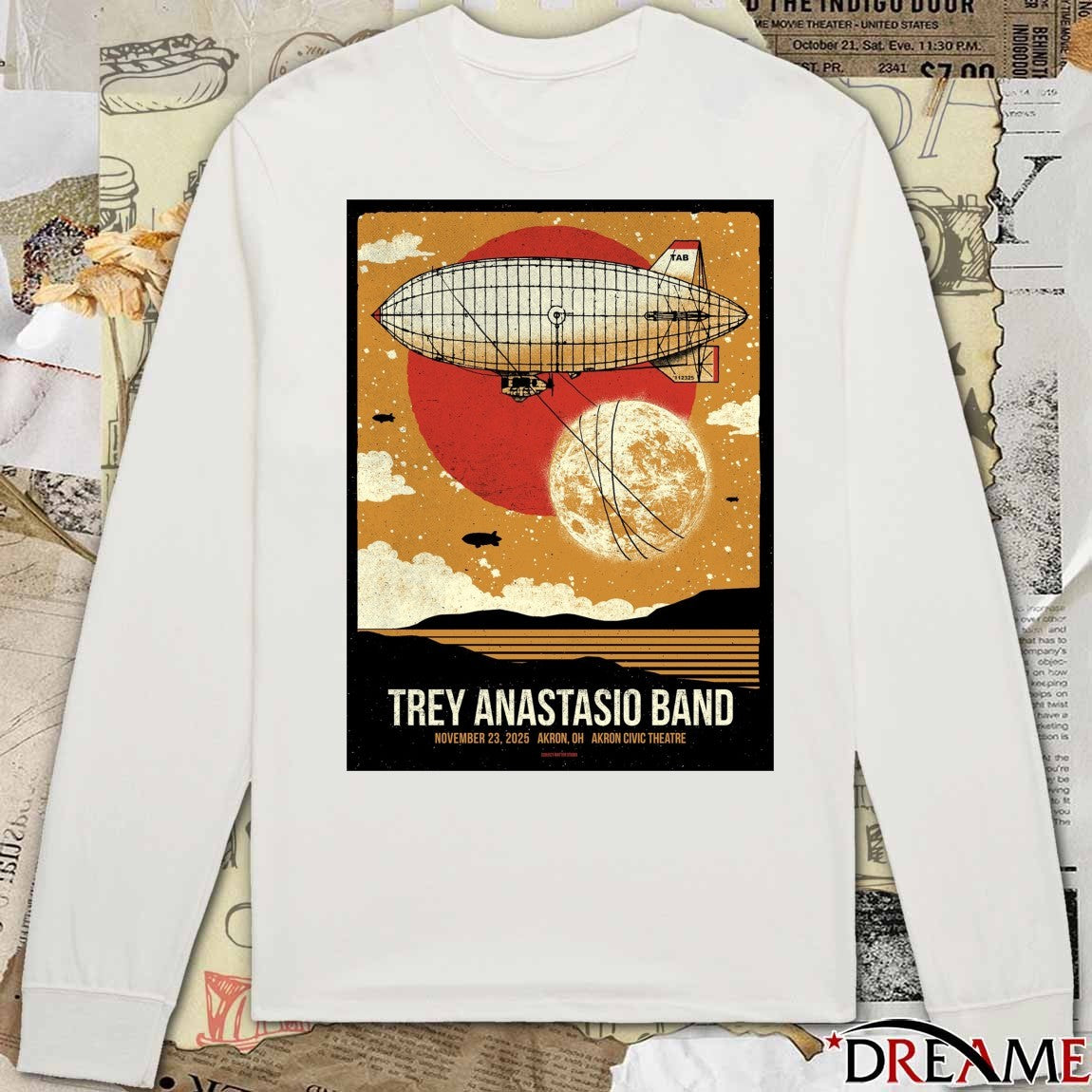 Poster Trey Anastasio Band November 23 2025 Akron Civic Theatre In Akron OH t-shirt