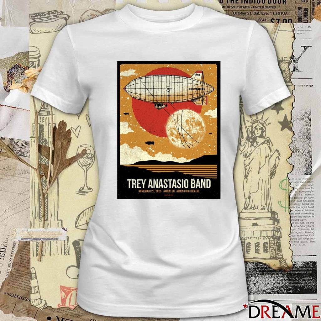Poster Trey Anastasio Band November 23 2025 Akron Civic Theatre In Akron OH t-shirt