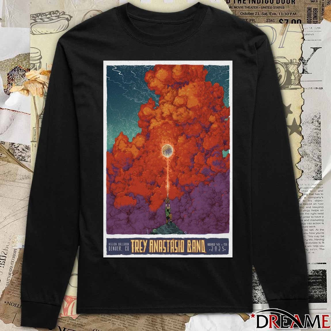 Poster Trey Anastasio Mission Ballroom Denver CO November 14-15 2025 t-shirt