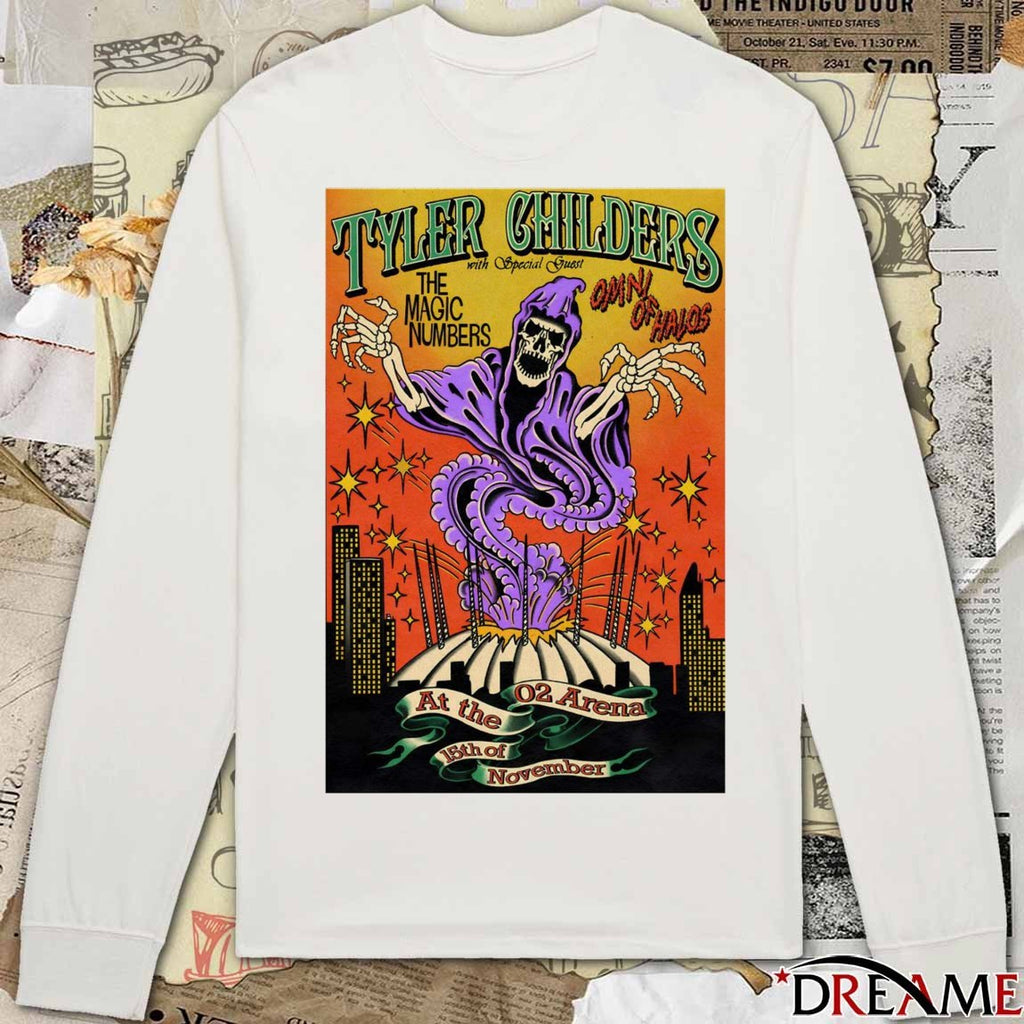 Poster Tyler Childers The Magic Numbers November 15 2025 The O2 in London t-shirt
