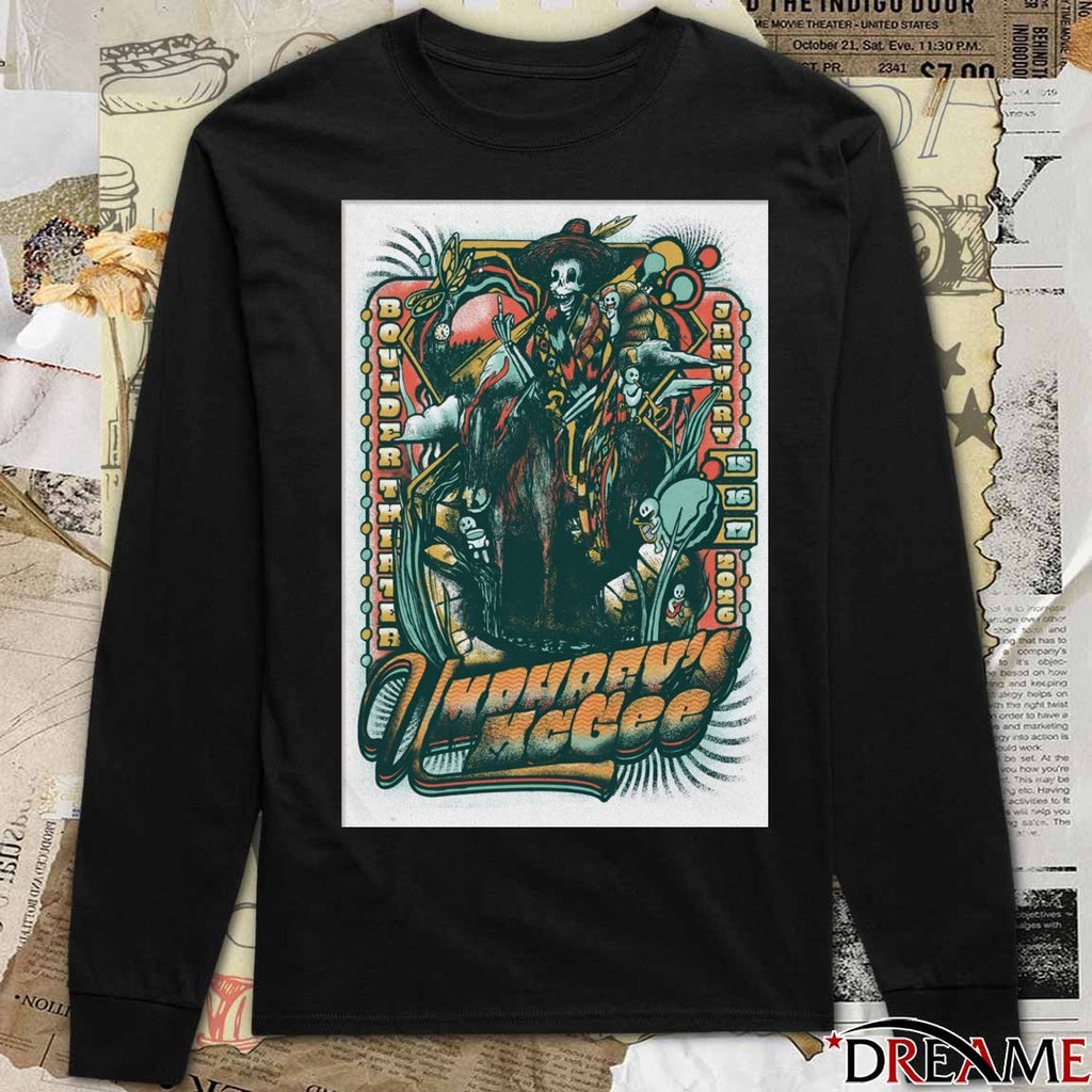 Poster Umphrey’s McGee Boulder CO January 15-17 2026 t-shirt