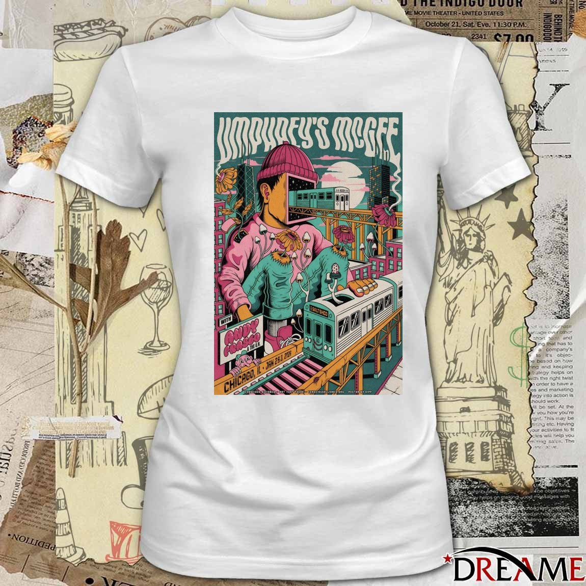 Poster Umphrey’s McGee January 2-3 2026 In Chicago IL t-shirt