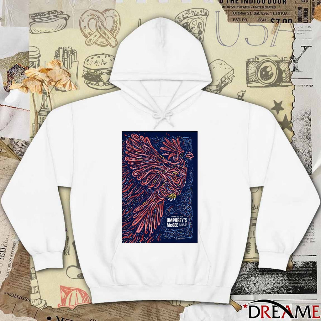 Poster Umphrey’s McGee January 22 2026 St. Louis MO The Pageant t-shirt