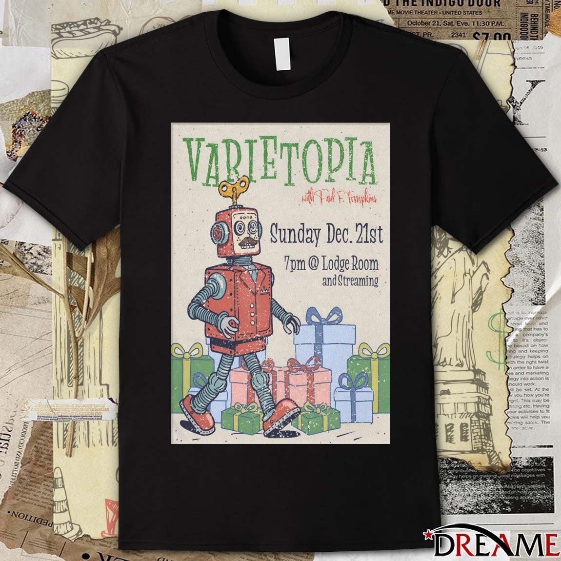 Poster Varietopia With Paul F. Tompkins At Lodge Room On December 21 2025 t-shirt