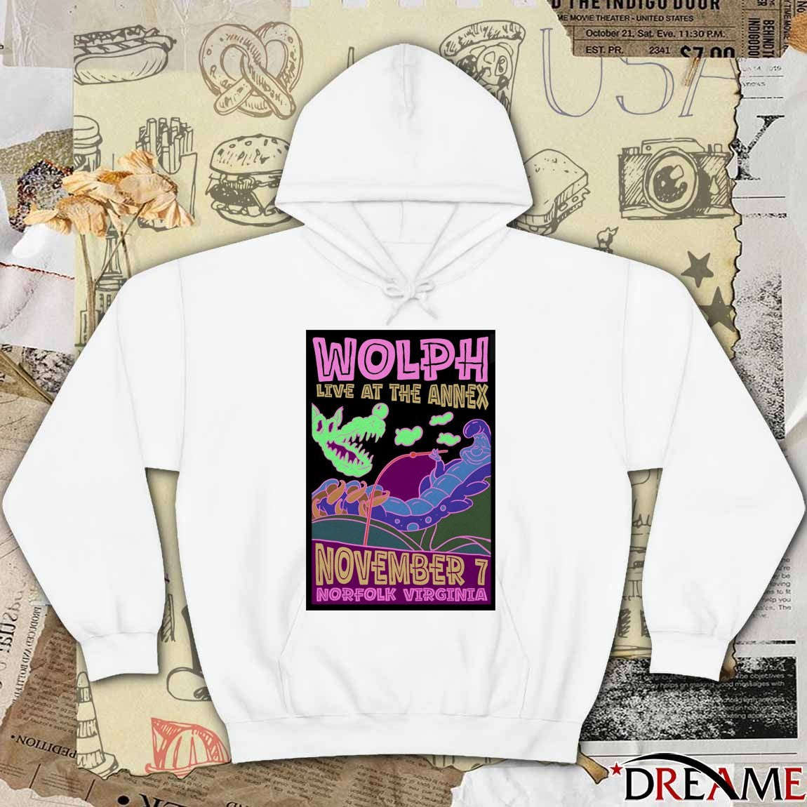 Poster WOLPH Live At The Annex November 7 2025 Norfolk VA t-shirt