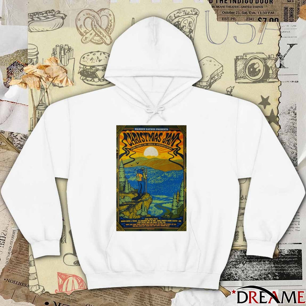 Poster Warren Haynes Presents The Christmas Jam December 13, 2025 Asheville t-shirt