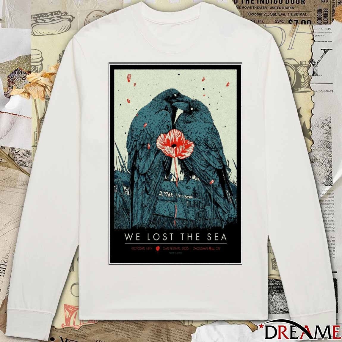 Poster We Lost The Sea Zhoushan, China October 18th 2025 Can Festival t-shirt